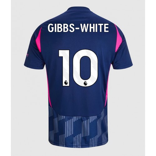 Fotballdrakt Herre Nottingham Forest Morgan Gibbs-White #10 Bortedrakt 2024-25 Kortermet